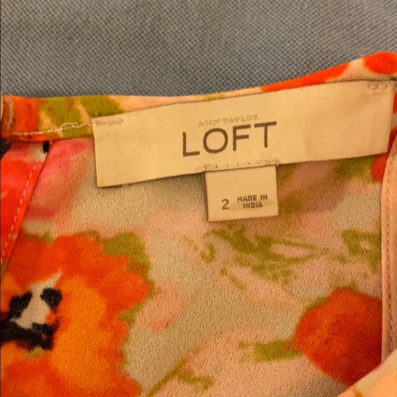 LOFT Sleeveless Floral Dress 2 - Picture 5 of 5